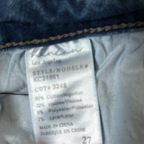Kancan distressed jeans sz 27 - Picture 2 of 3